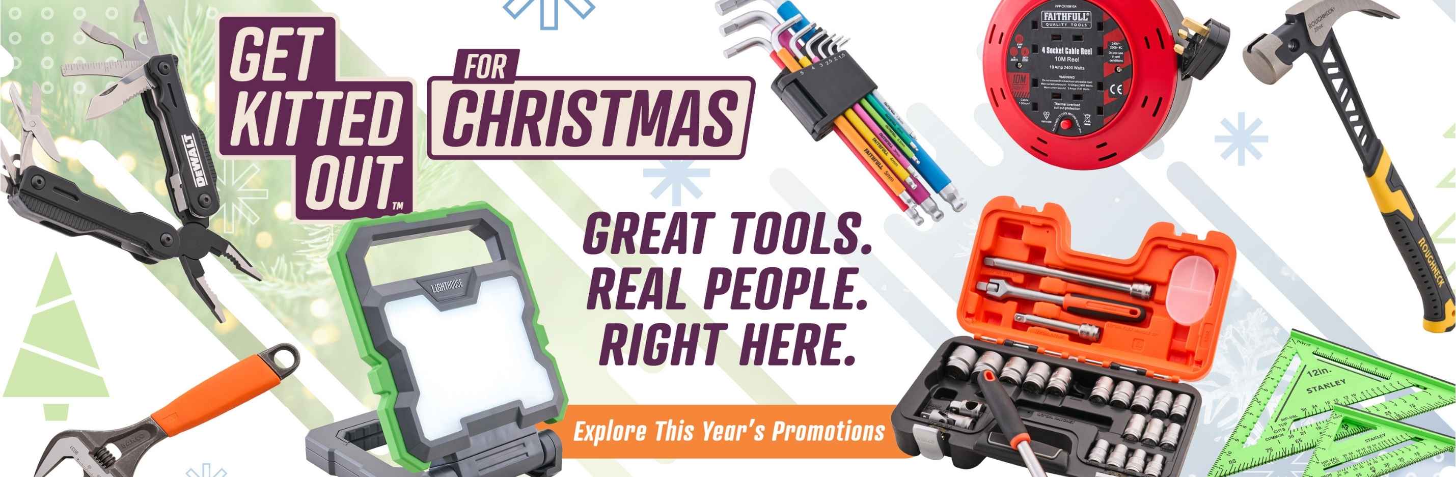 All Get Kitted Out Product, Christmas Sale, Promotion, Hand Tools, Power Tools, Drill bits, Marking, Measure, Knives, Battery, Chisel, Joe McKenna's Branded tool Store, Ireland